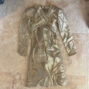 Giorgio Armani Gold Dress